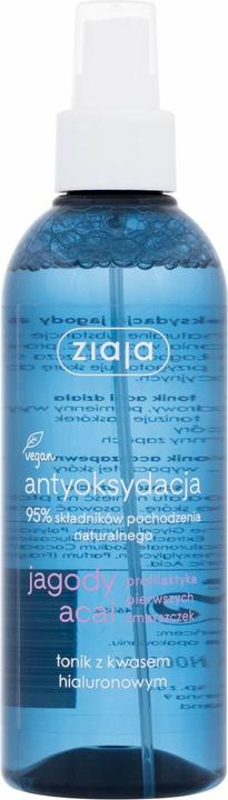 Actual product image Ziaja Acai Berries Antioxidant Tonic From Hyaluronic Acid 200Ml (Tonic water, 200 ml)