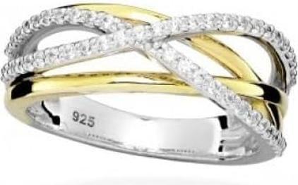 Silver Cat Elaborate silver ring with cubic zirconia SC509 - Circuit: 52 mm (52)