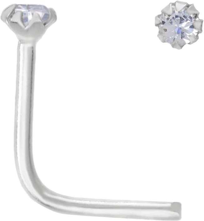 Bijouteria Nasenpiercing (Kristall, Silber 925)