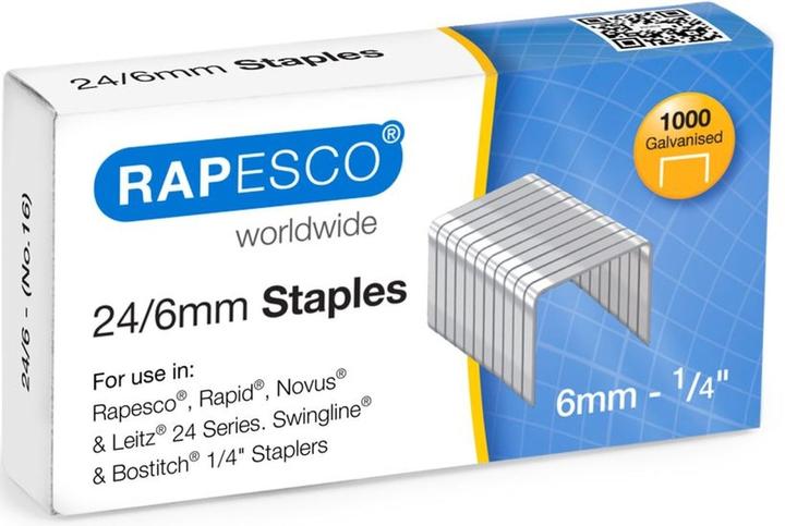 Rapesco 24/6mm Heftklammern (1000 x)