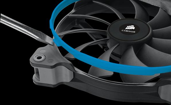 Actual product image Corsair AF120 Quiet Edition (120 mm, 1 x)