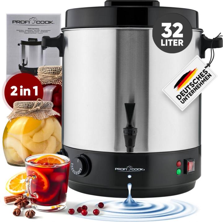 Immagine prodotto Proficook Profi Cook PC-EKA 1283 inox 501283 Macchina per bollire/bevande calde argento (32 l)