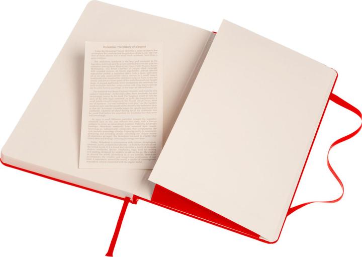 Image du produit Moleskine Carnet Classic Large (A5, Blanc, Couverture rigide)