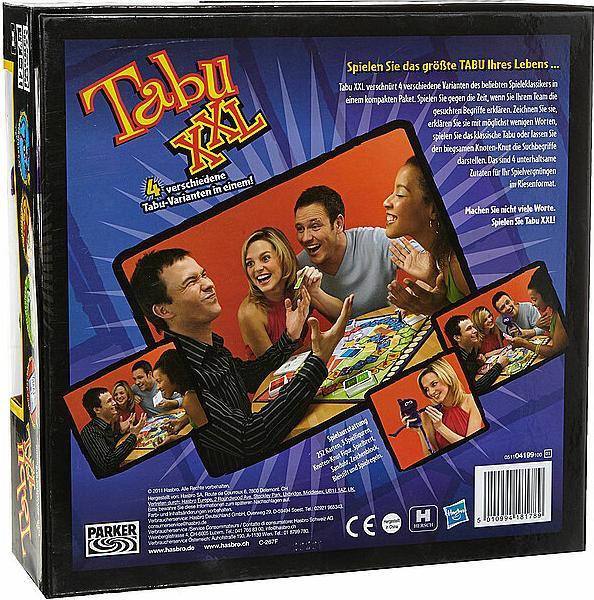 Produktbild Hasbro Gaming Tabu XXL (Deutsch)