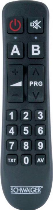 Actual product image Schwaiger 20 keys, 2x AAA (Universal remote control, Infrared)