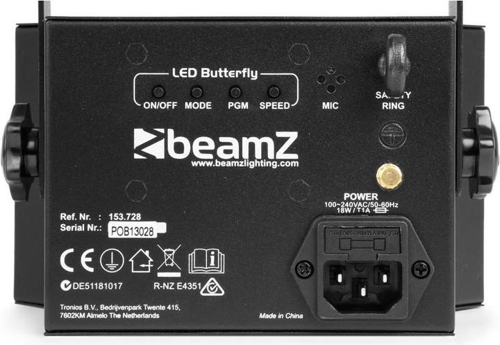 Immagine prodotto BeamZ Farfalla a LED (LED)