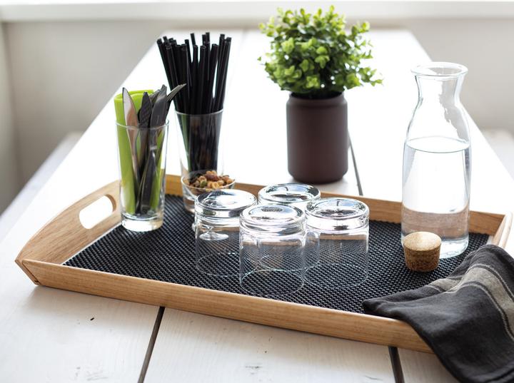 Actual product image D-C-Fix Kitchen mat 30 x 150 cm, black (30 x 150 cm)