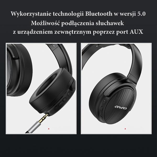 Produktbild Awei Bluetooth headphone s A780BL black (keine Geräuschunterdrückung, 15 h, Kabellos)