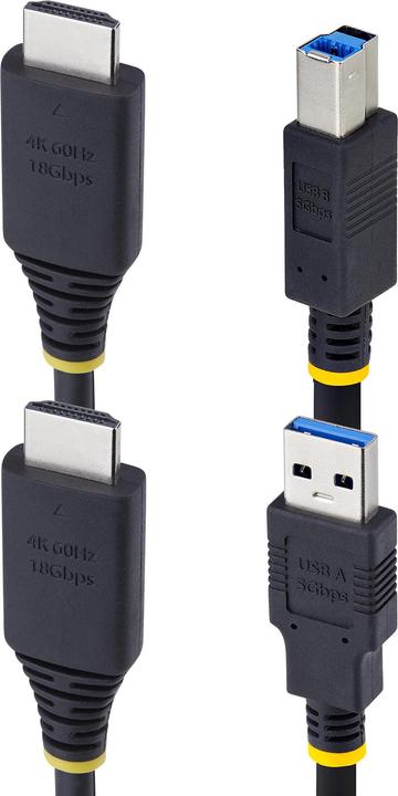 Productafbeelding StarTech .com HU12210-KVM-CABLE, 3,1 m, USB, USB, HDMI, Schwarz, HDMI + USB 3.2 Gen 1 Type-A