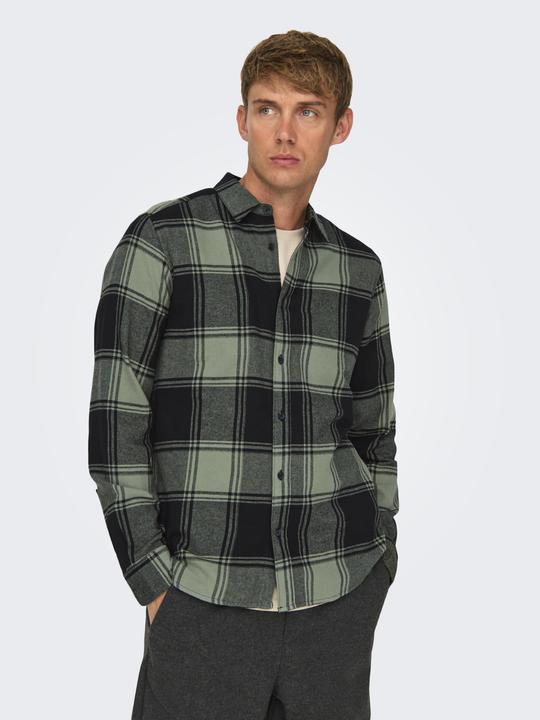 Produktbild Only & Sons Onsgudmund Ls Checked Shirt Noos (XS)