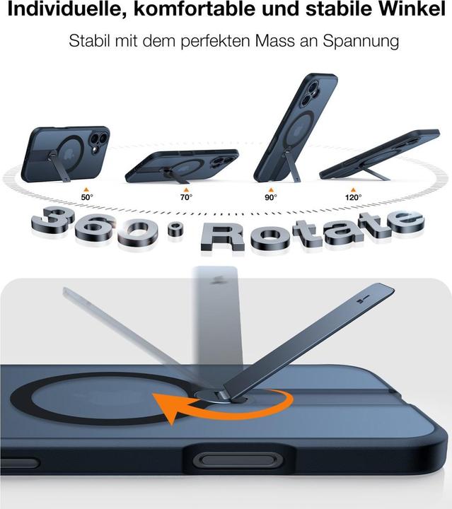 Actual product image Torras Pstand Spin (Apple iPhone 16 Plus)