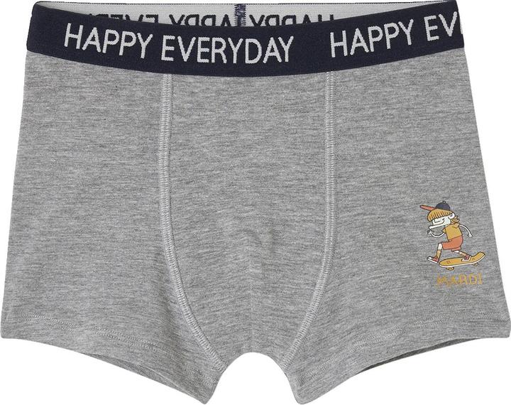 Actual product image Vertbaudet Bio-Kollektion: 7er-Pack Jungen Boxershorts mit Wochentag und Schriftzug (98, pack of 7)