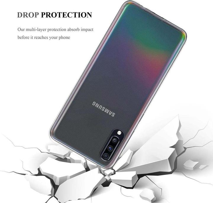 Actual product image Cadorabo TPU Ultra Slim AIR Cover (Samsung Galaxy A70)