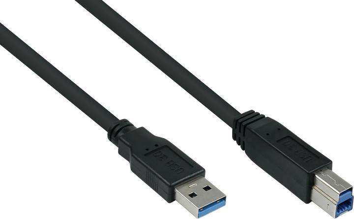 Actual product image Good Connections Kabelmeister USB 3.0 to USB-B CU 5m black (5 m, USB 3.2 Gen 1)