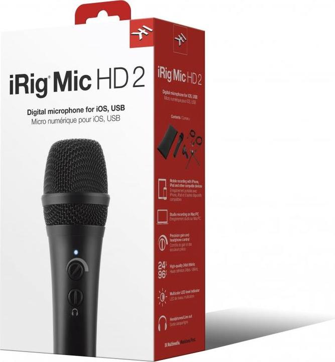 Image du produit IK Multimedia iRig HD 2 (USB, 30 pin, Lightning)