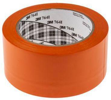 Immagine prodotto 3M Scotch 764 Nastro segnaletico arancione per corsie da 33 m, spessore 0,13 mm (108 mm)