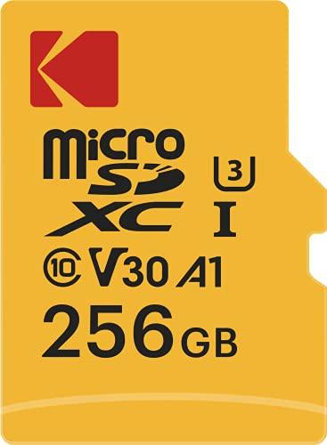 Produktbild Kodak SD MICRO 256GB CL10 UHS-I U3 V30 A1 ULTRA CON ADATTATORE (256 GB, microSDXC, U3, UHS-I)