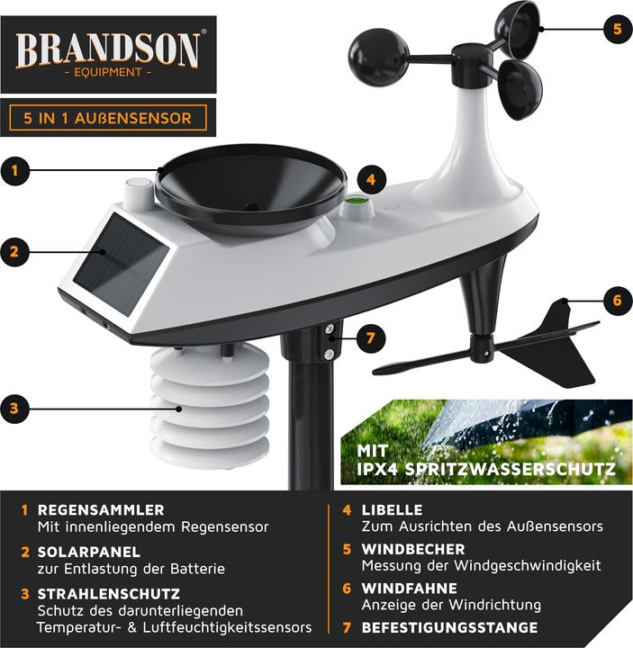 Produktbild Brandson Funkwetterstation