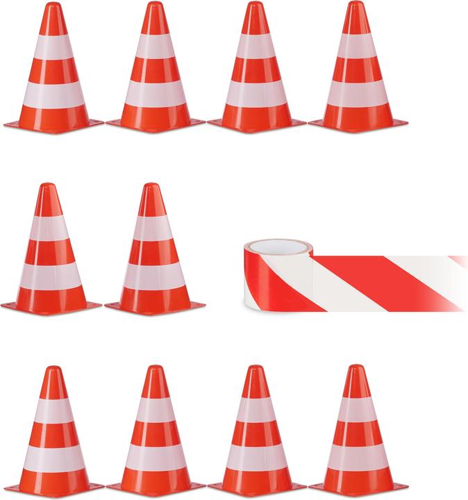 Actual product image Relaxdays 10x pylons
