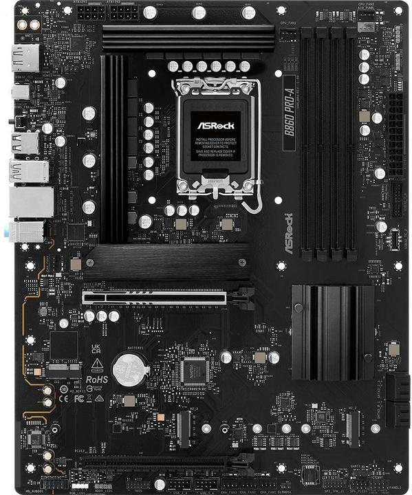 AsRock B860 Pro-A DDR5 Intel S retail (LGA 1851, Intel B860, ATX)