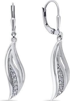 Produktbild Brilio Silver - Fancy silver earrings with zircons EA274W