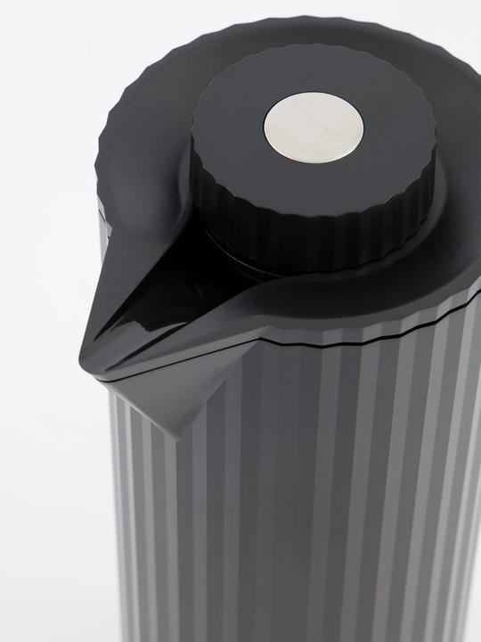 Image du produit Alessi Pichet isolant PLISSÃ‰ noir (1 l)