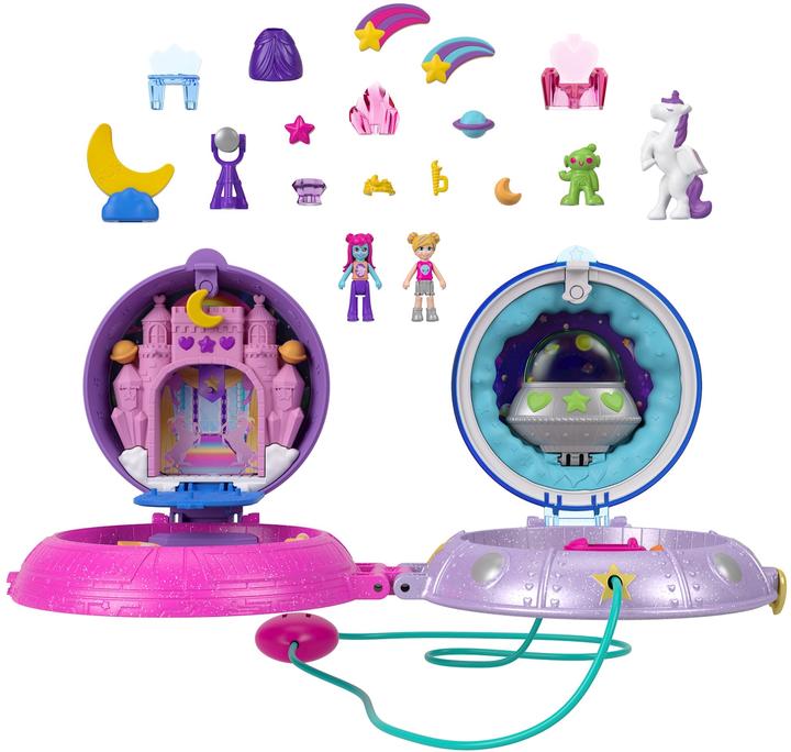 Immagine prodotto Polly Pocket BORSETTA DOPPIA SFERA UFO Spaziale Cofanetto