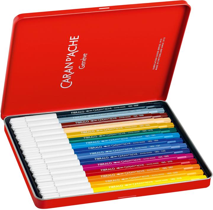 Actual product image Caran d'Ache Fibralo Metallschachtel (Multicoloured, 15 x)