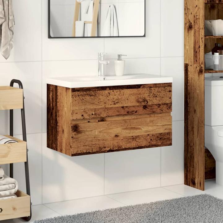 Immagine prodotto VidaXL Mobiletto Vanity a parete Mobiletto da bagno con lavabo incorporato