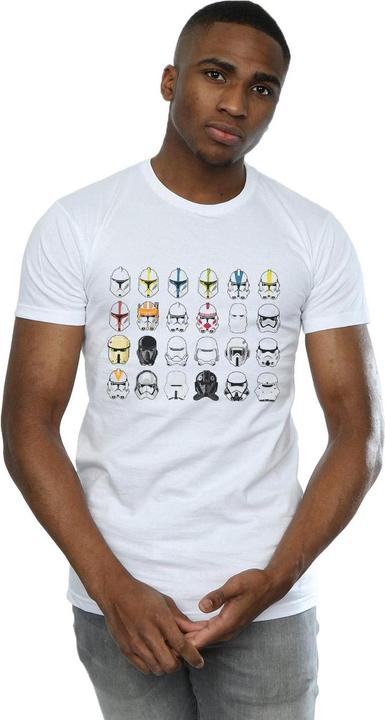 Immagine prodotto Star Wars Trooper Helmets Maglietta Uomo (XXL)