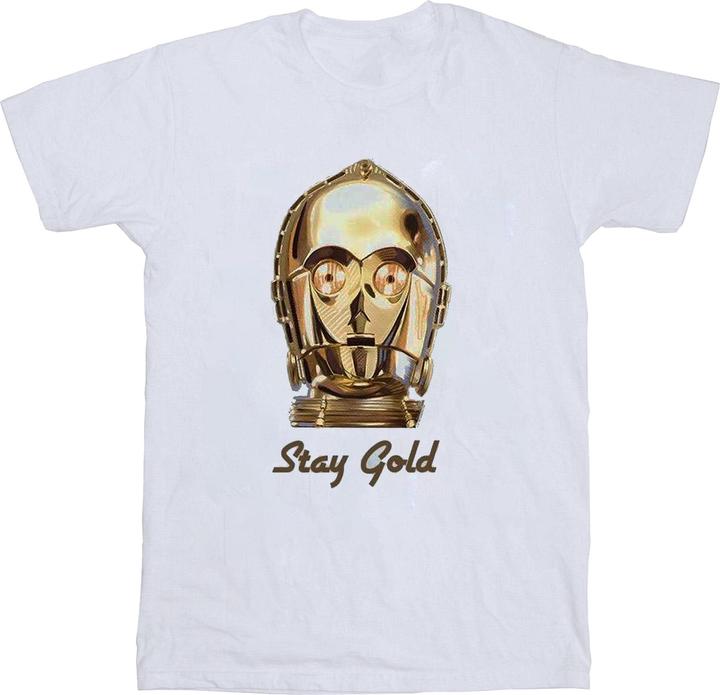 Image du produit Star Wars - T-shirt THE RISE OF SKYWALKER C-3PO STAY GOLD - Homme (4XL)