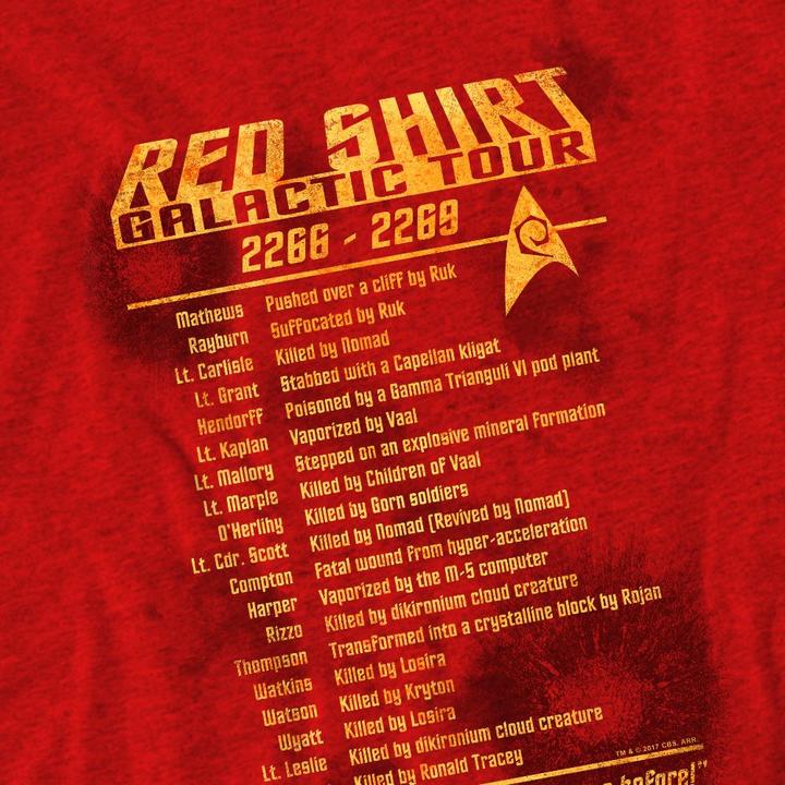 Produktbild Red Shirt Tour TShirt (XL)