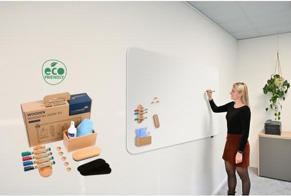 Actual product image Legamaster Starter Kit Whiteboard Accessories Set Wooden 17 pieces, wooden
