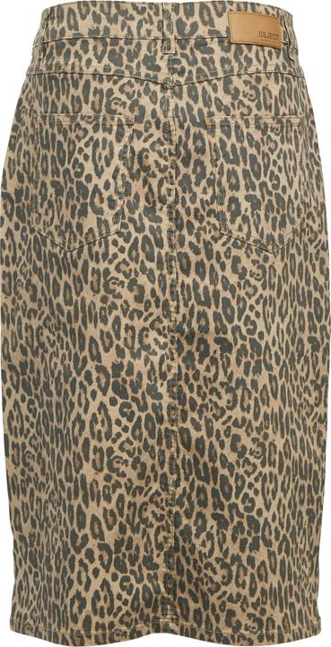 Actual product image Object Leoprint denim skirt (XL)