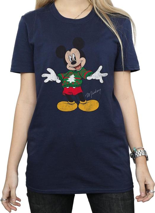 Image du produit Disney - T-shirt MICKEY MOUSE CHRISTMAS JUMPER - Femme (L)