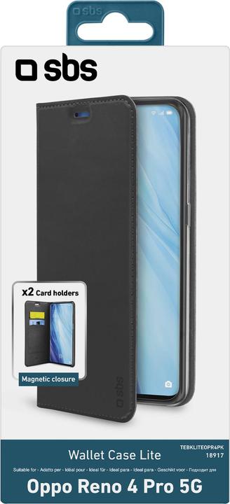 Image du produit SBS Book Wallet Lite Oppo Reno4 Pro 5G, noir (Oppo Reno 4 Pro)