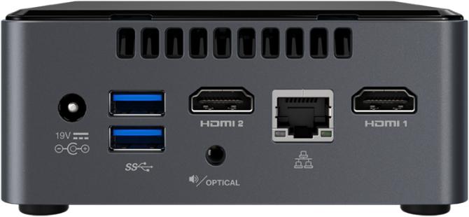 Actual product image Intel Nuc7cjyh (Intel Celeron J4005)