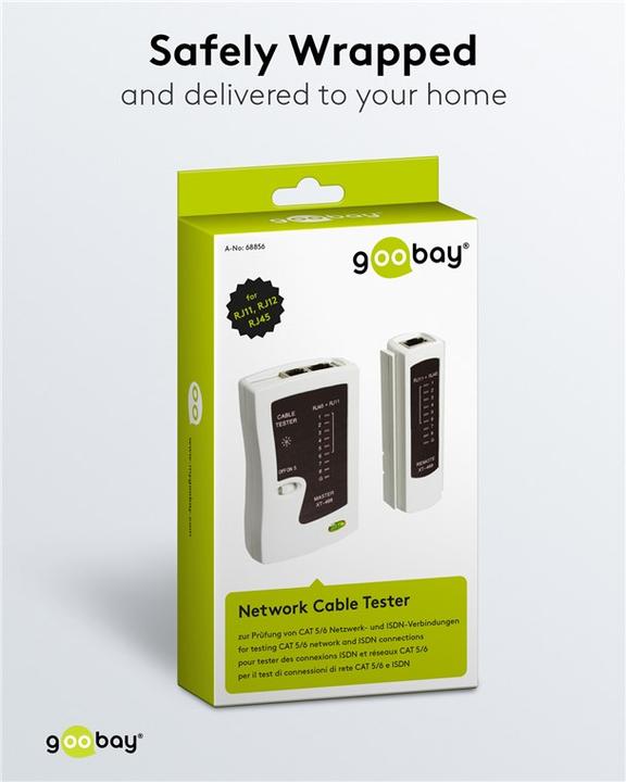 Produktbild Goobay Netzwerk Kabeltester