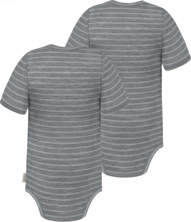 Image du produit Normani Lot de 2 body bébé mérinos manches courtes "Tauranga" - 9285 (86)