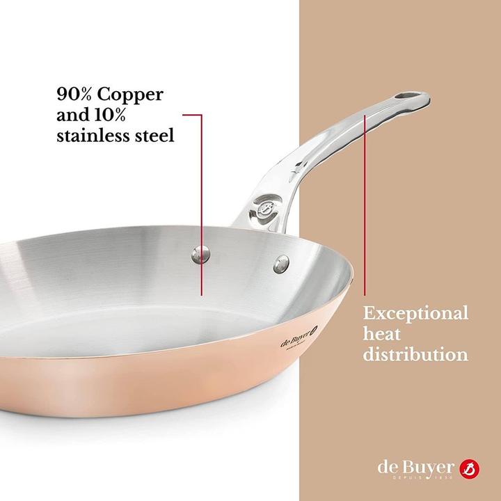 Image du produit de Buyer Prima Matera (28 cm, Poêle à frire, Cuivre, Acier inoxydable)