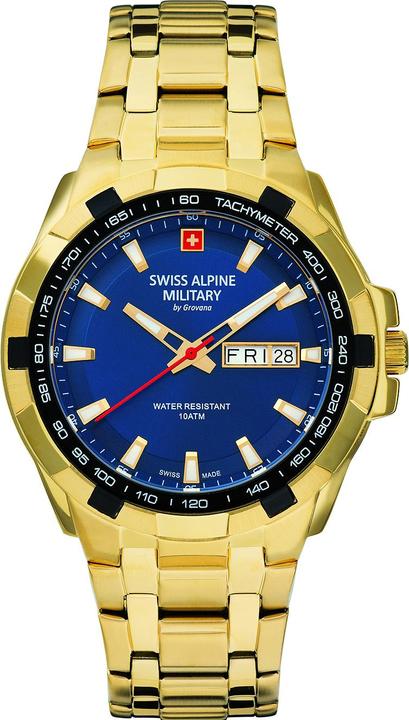 Image du produit Swiss Alpine Military 7043.1115 Day-Date 42mm 10ATM (Montre analogique, 42 mm)