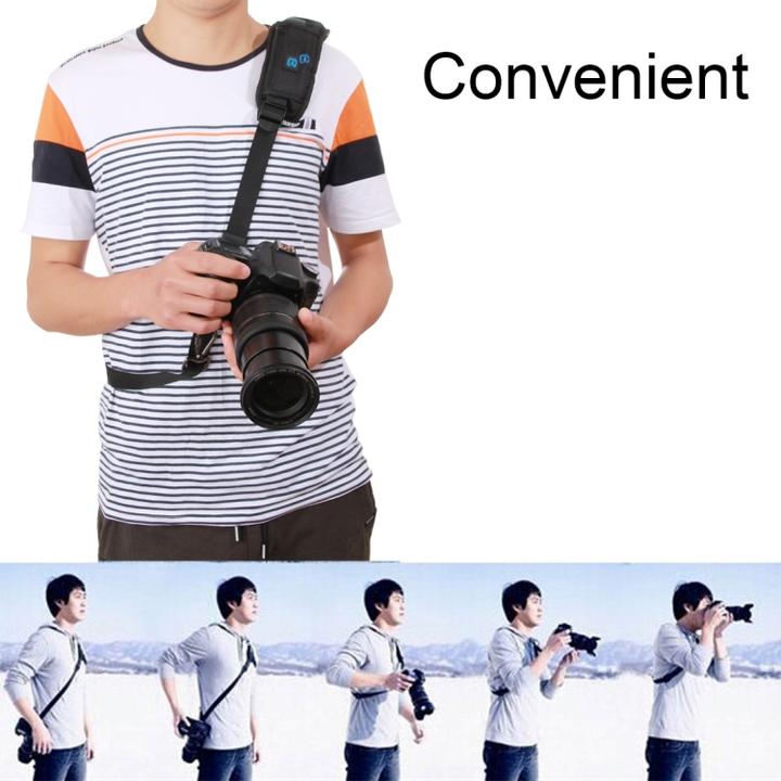Immagine prodotto Puluz Tracolla per fotocamera singola a sgancio rapido con gancio in metallo per fotocamere SLR/DSLR con (Tracolla)