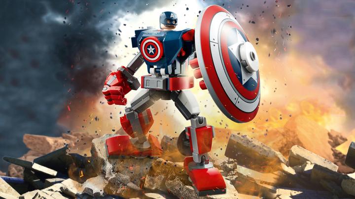 Actual product image LEGO Captain America Mech (76168, LEGO Marvel)