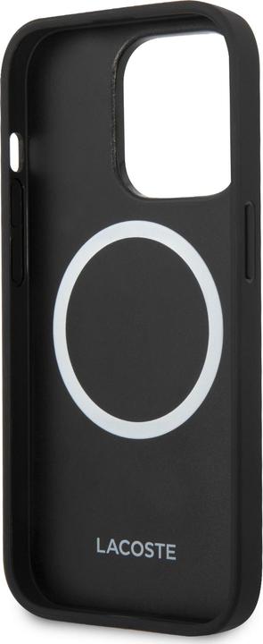 Image du produit Lacoste LCHMP14LPVCK iPhone 14 Pro 6.1" czarny/black étui rigide Iconic Petit Pique MagSafe (Apple iPhone 14 Pro)
