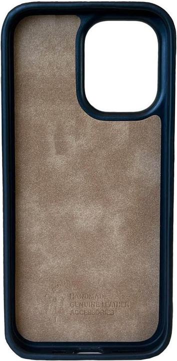 Image du produit Mike Galeli Couverture rigide en cuir véritable Luka rain forest (Apple iPhone 16)