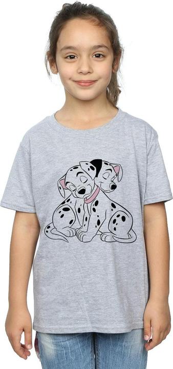 Immagine prodotto Disney 101 Dalmatians Puppy Love Maglietta Ragazze (152, 158)