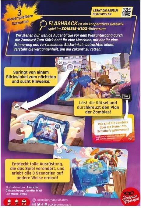 Produktbild Scorpion Masque Flashback: Zombie Kidz, Kartenspiel, für 1-4 Spieler, ab 7 Jahren (DE-Ausgabe) (Deutsch)