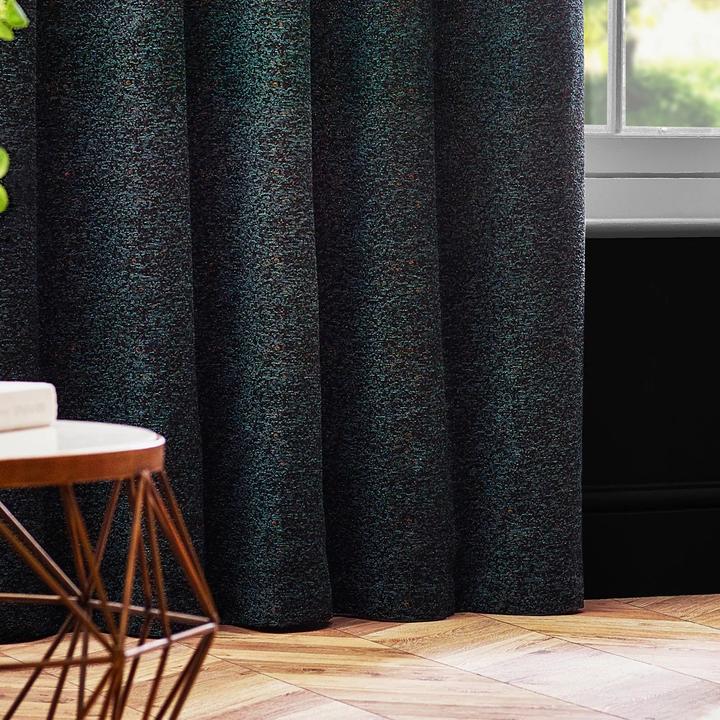 Actual product image New Galaxy Chenille Eyelet Curtains (229 x 137 cm)