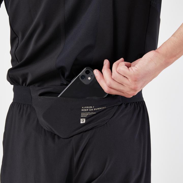 Image du produit Kiprun Laufshorts Herren Tights 2-in-1 - schwarz (L)
