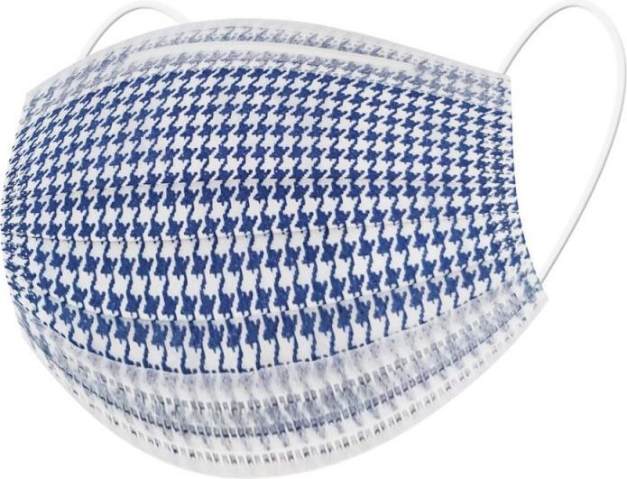 Produktbild Timask Einweg-Mundschutz Kariert (50 Stk) (Typ IIR, 50 x)